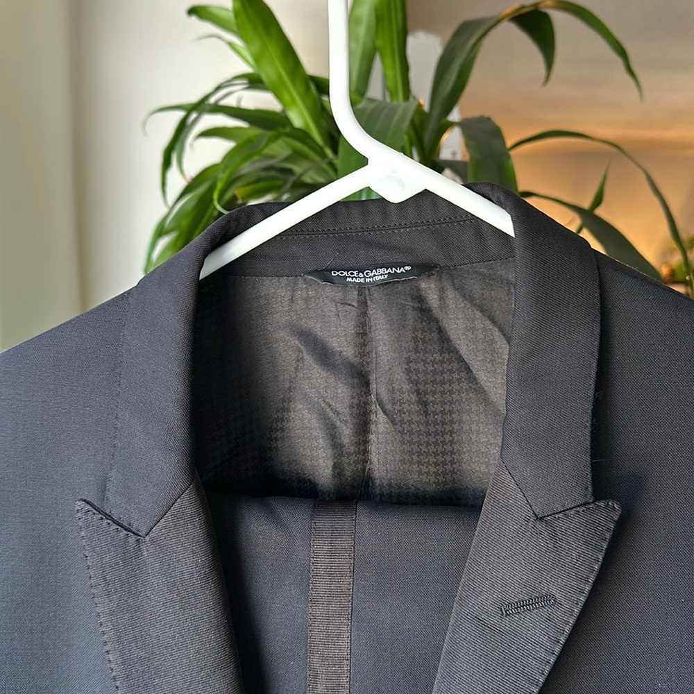 Dolce & Gabbana Black Tuxedo Complete